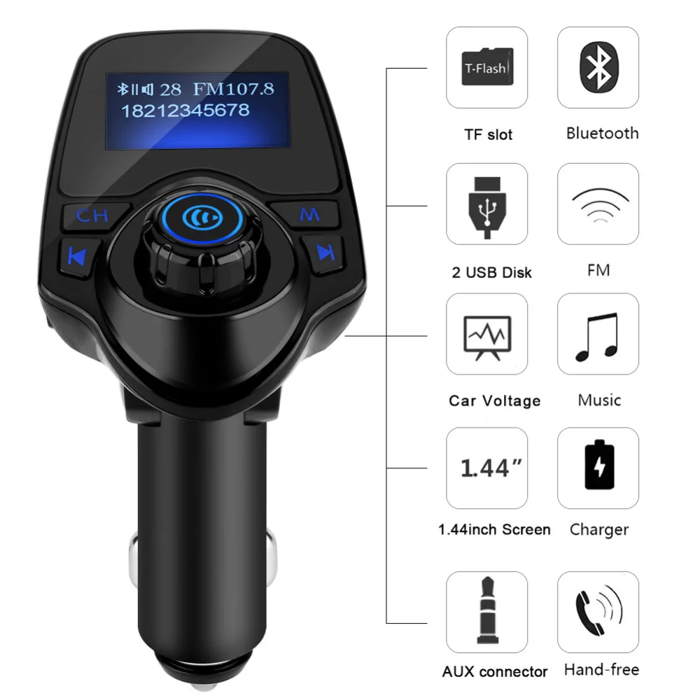 Автомобильный MP3 плеер 20 шт./лот беспроводной Bluetooth Fm передатчик автомобильный