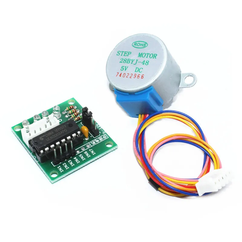 5 в 4 фазы DC шестерни шаговый двигатель 28BYJ 48 + ULN2003 плата драйвера для arduino DIY
