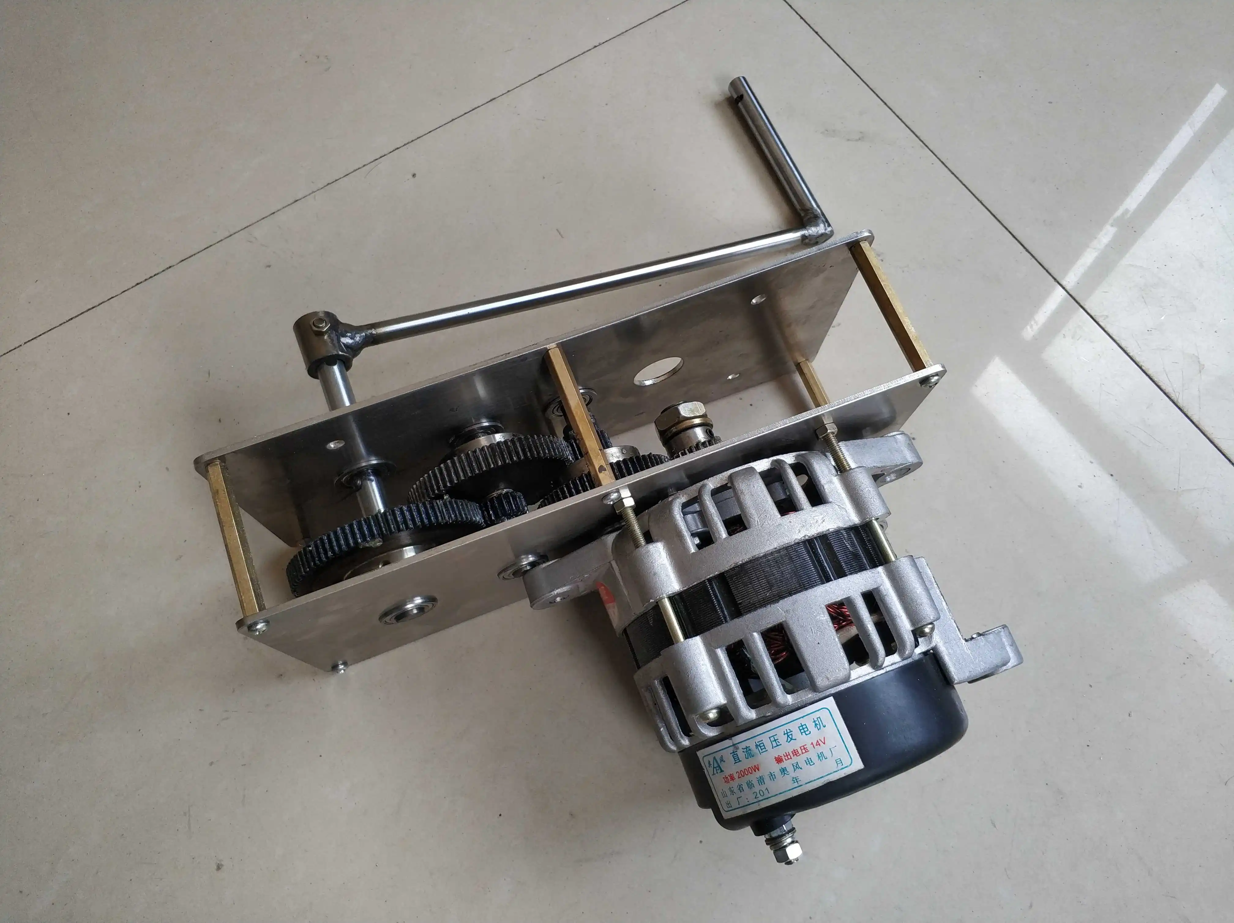 12v2000W W ручной генератор батарея автомобиля Аварийная зарядка Высокая мощность 14V24V28V вольт