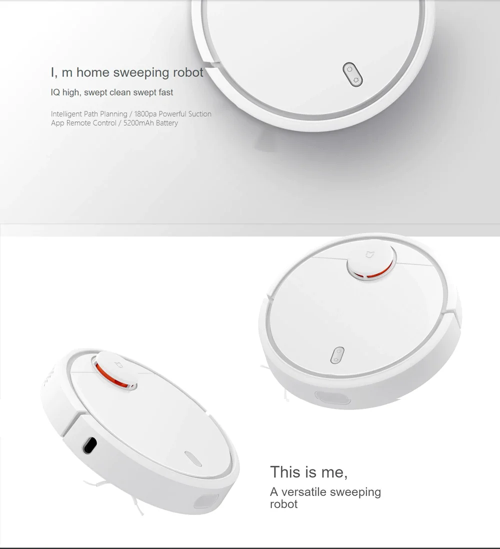 XIAOMI Global Version MI робот-пылесос MI Роботизированный умный планируемый Тип управление с помощью приложения автоматическая зарядка LDS сканирование подметание