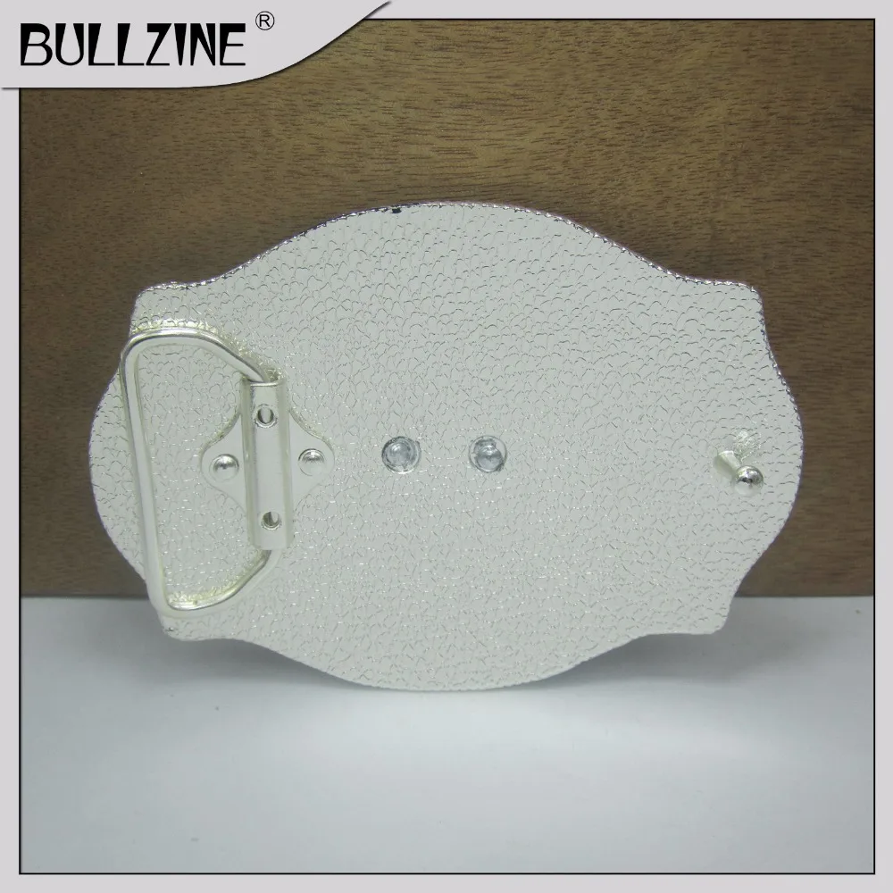 В Bullzine в виде Головы Быка пряжка на ремешке с серебро и золото FP 03656 для 4 см ширина
