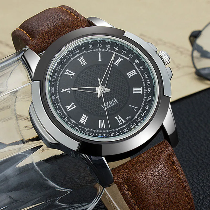 Reloj hombre часы yazole мужские часы Топ бренд Роскошные мужские часы модные уникальные дизайнерские кварцевые часы деловые часы