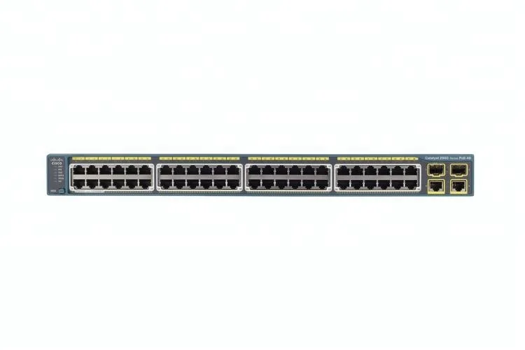 Новые CISCO WS C2960 48PST L сетевой коммутатор ethernet питания через Ethernet 2960 48 10/100 poe + 2 1000BT SFP