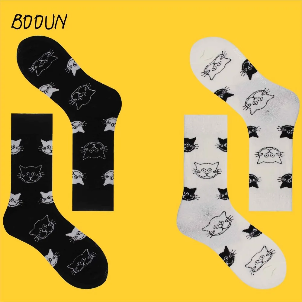 Happy Носки весна лето осень забавные пара Красочные коттоновые носки дышащая