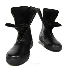 new winter leisure maison martin margiela fashion leather cowhide high zipper en boots | Обувь