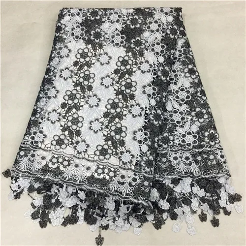 Новое поступление африканского водорастворимым химической кружевной ткани
