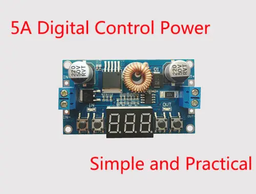 Модуль понижающего преобразователя DYKB 5A Регулируемый понижающий