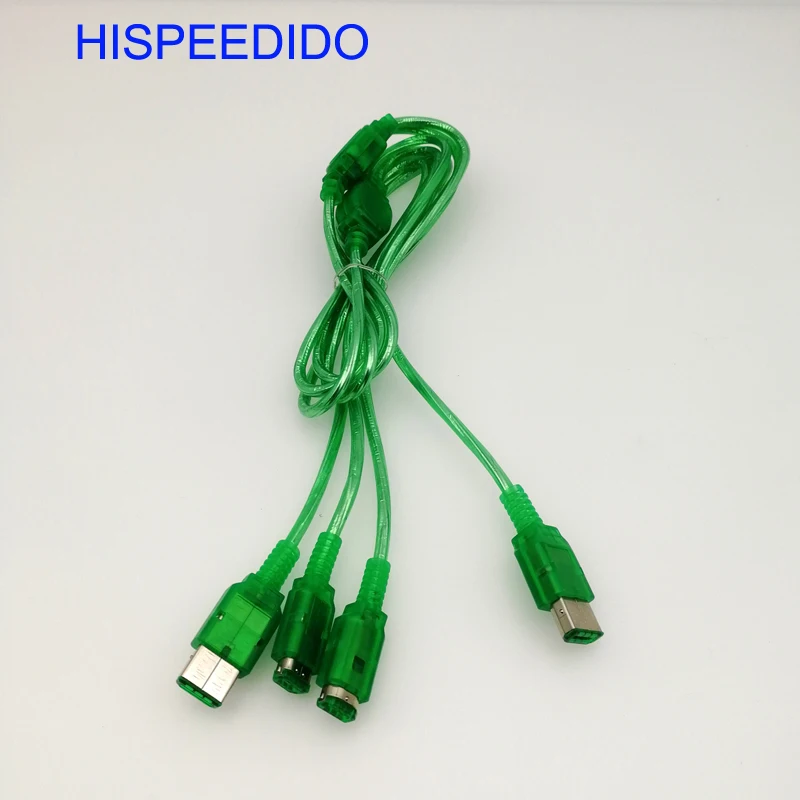 HISPEEDIDO 100 шт./лот зеленый цвет для игр GBC /GBP/GB 2 х игровой соединительный кабель шнур