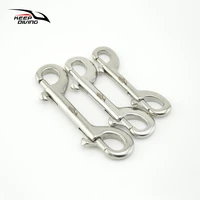 keep diving 3 pcs 316 stainless steel scuba diving double ended hook bcd chioce snap bolt kit quick draw