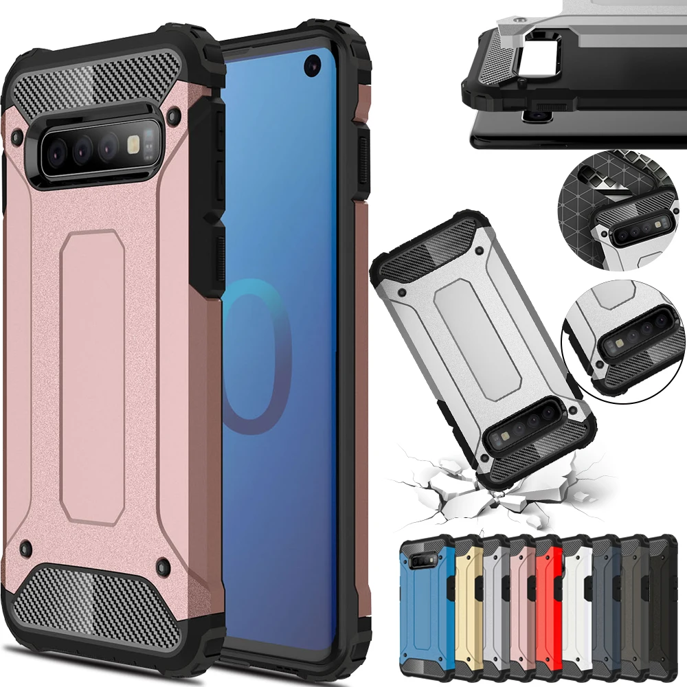 Чехол для Samsung Galaxy S10 Plus гибридный защитный чехол Galax A10 A30 A40 A50 A70 S10E + |