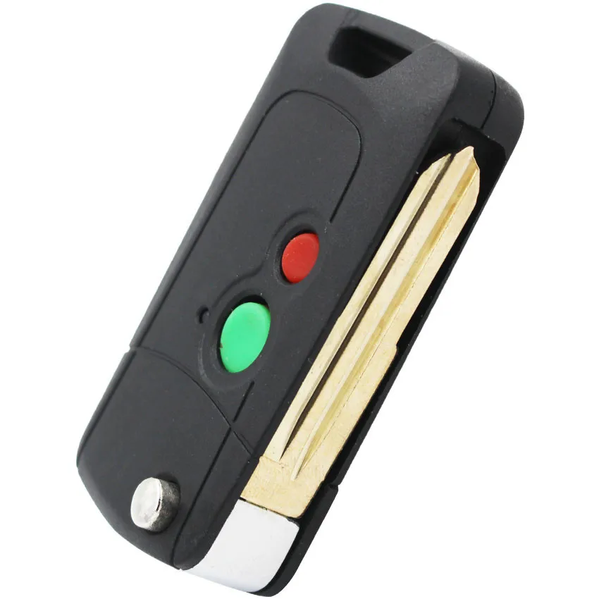 5 шт./лот 2 Заготовка под ключ с кнопкой брелок чехол для ключей дистанционного