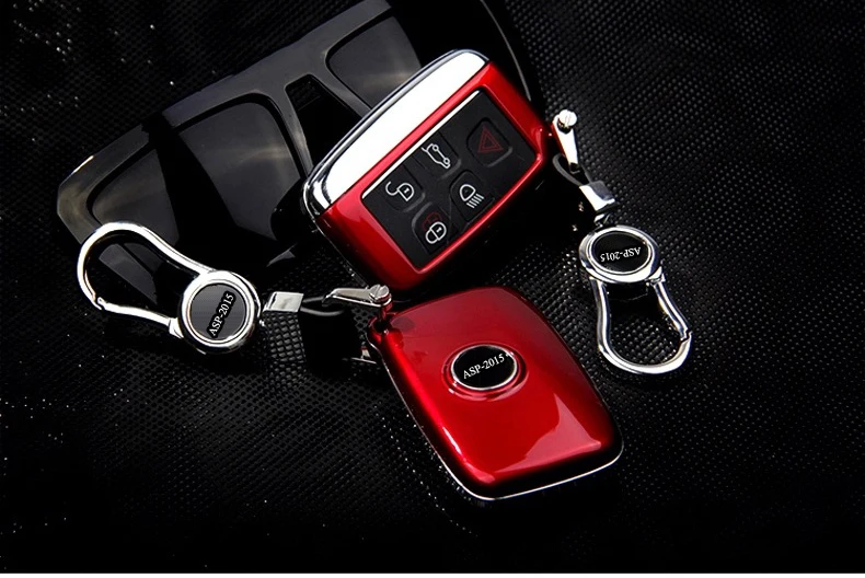 

Красный дистанционный чехол для ключей FOB защитный чехол без ключа сумка подходит для Jaguar XJ/XF/XE XK XF без ключа