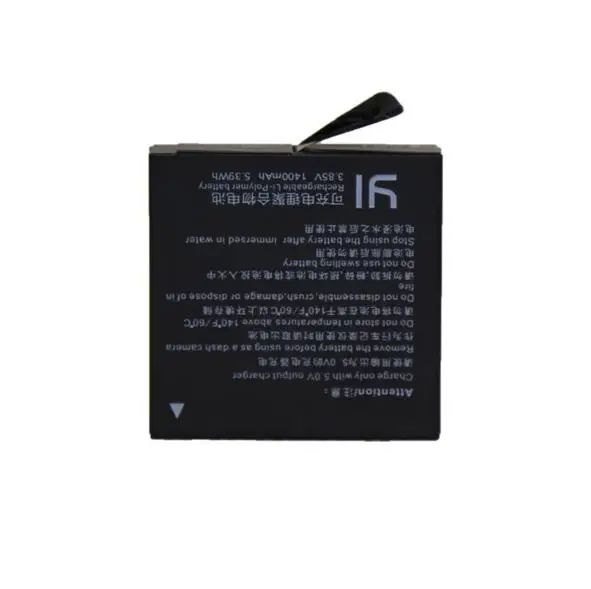 2x1400 mAh оригинальный аккумулятор xiaomi Yi yi II xiami 4 К батареи + двойной Зарядное