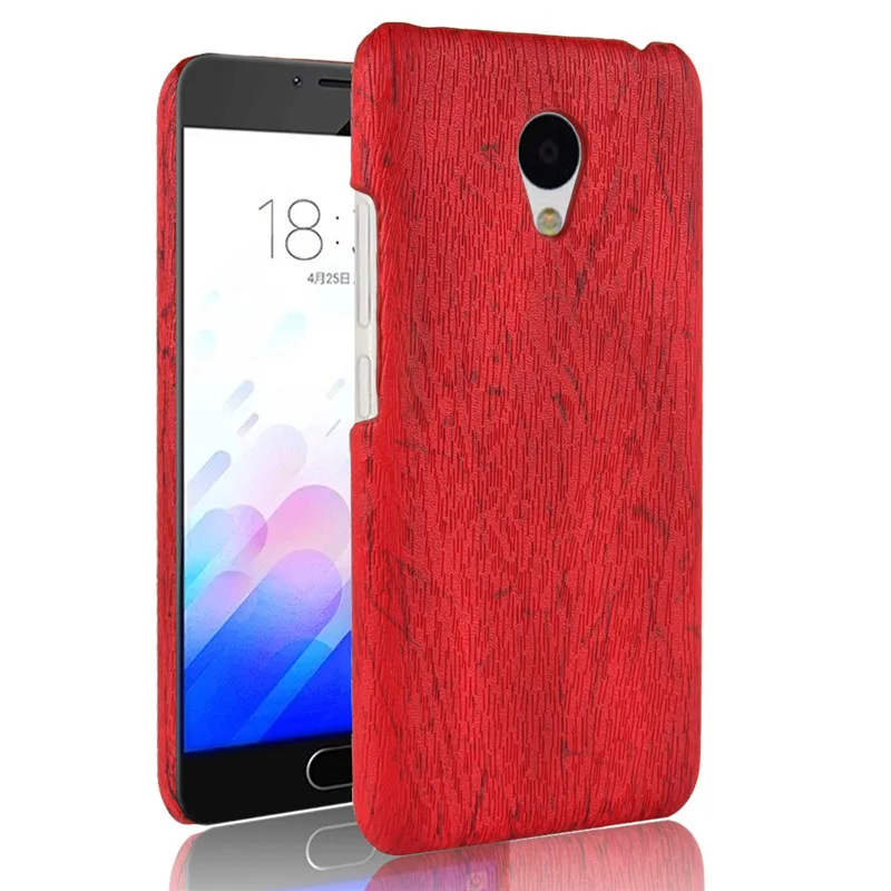 Чехол Suli из кожи для Meizu M3 Mini жесткий чехол с текстурой древесины M 3 Meilan3 рамкой