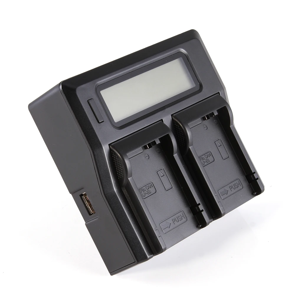 Двойное зарядное устройство с ЖК дисплеем для Canon LP E8 550D 600D 650D 700D T5i T4i X6i X5|canon t5i