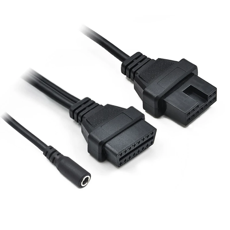Новый кабель OBD для Mitsubishi 12 16 штырьков штырьки разъема OBD2 II 2 Удлинительный