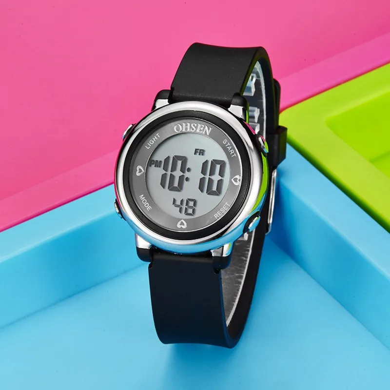 Kids Watches Children Digital LED Fashion Sport Watch Cute boys girls Wrist watch For Waterproof Gift Watch Alarm Men Clock 2022