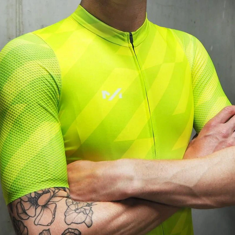 Летняя дышащая легкая профессиональная команда Ropa ciclismo 2019 Джерси с коротким