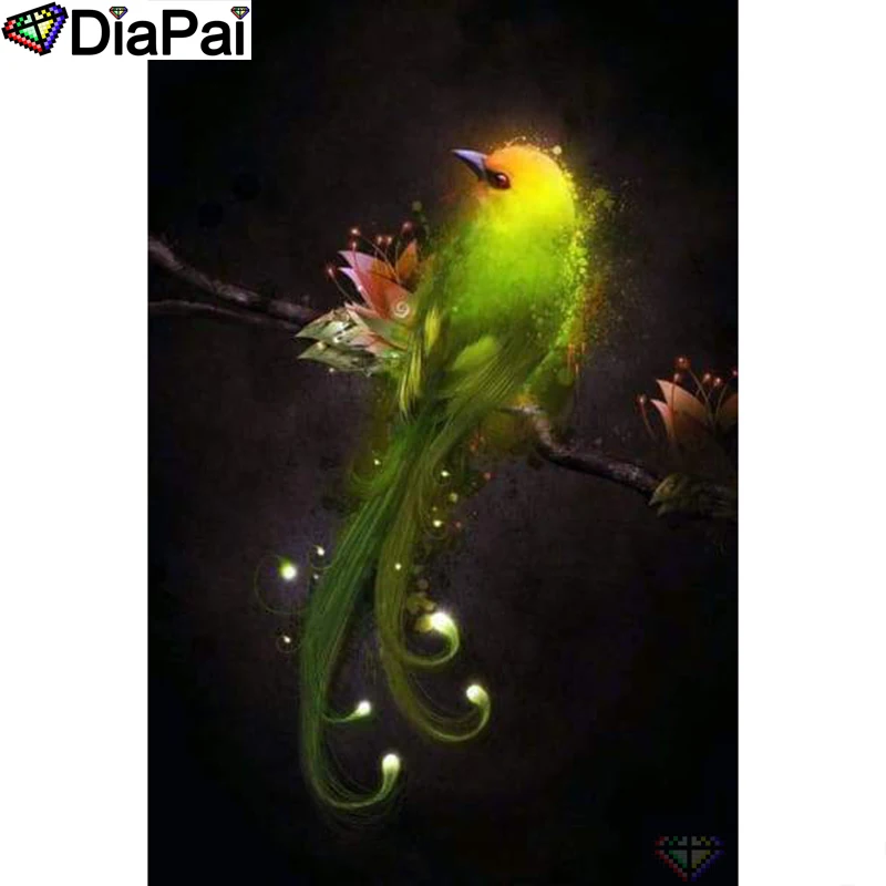 

DIAPAI Diamond Painting 5D DIY 100% Full Square/Round Drill "Animal bird" Diamond Embroidery Cross Stitch 3D Decor A24274