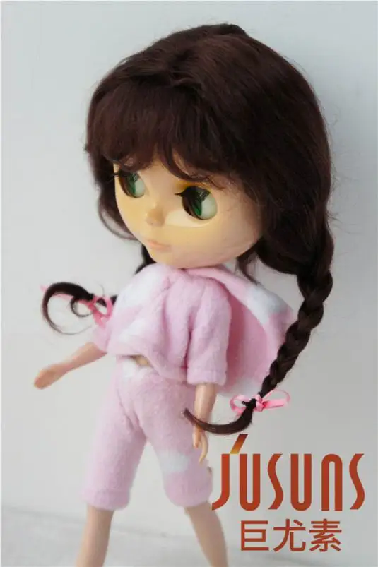 JD2031 Длинные Ангольские мохер милые Анна косы BJD кукольные парики Размер 10-11 дюймов кукольные аксессуары