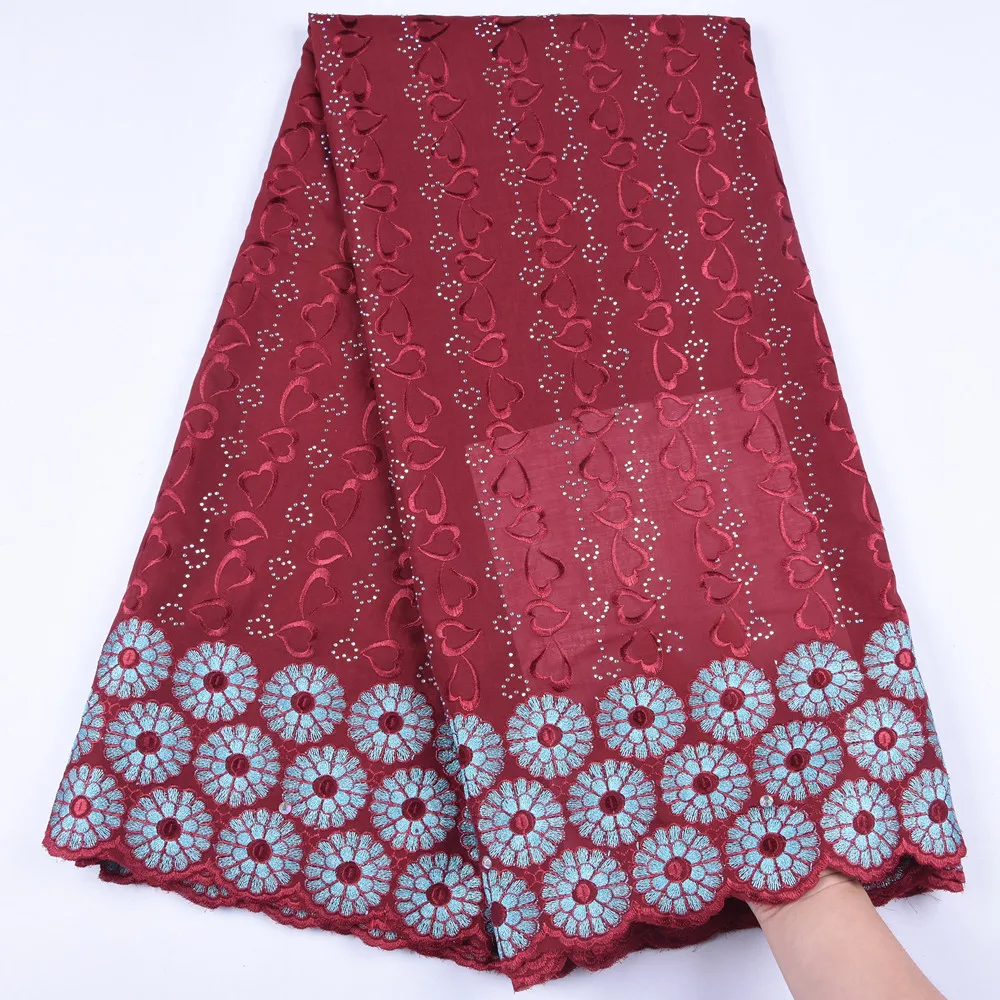 

New Arrival Swiss Cotton Lace Fabric Latest Swiss Voile Lace In Switzerlabd New Style African Nigerian Cotton Lace Fabrics F1648