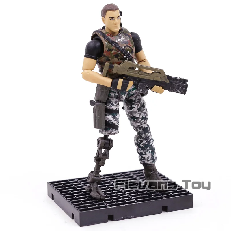 HIYA TOYS Aliens Colonial Marines Cruz Bella Redding Xenomorph Raven Crusher 1:18 ПВХ фигурка игрушки