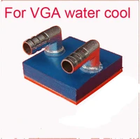 1pcs copper computer vga water cooling cooler base block waterblock heatsink
