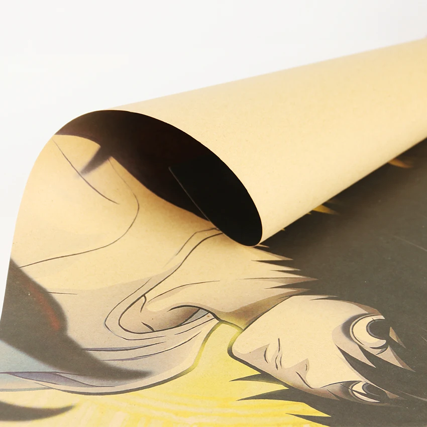 TIE LER Death Note A стиль японский мультфильм комикс плакат крафт настенная бумажная наклейка Бар Кафе декоративная живопись 51,5X36 см
