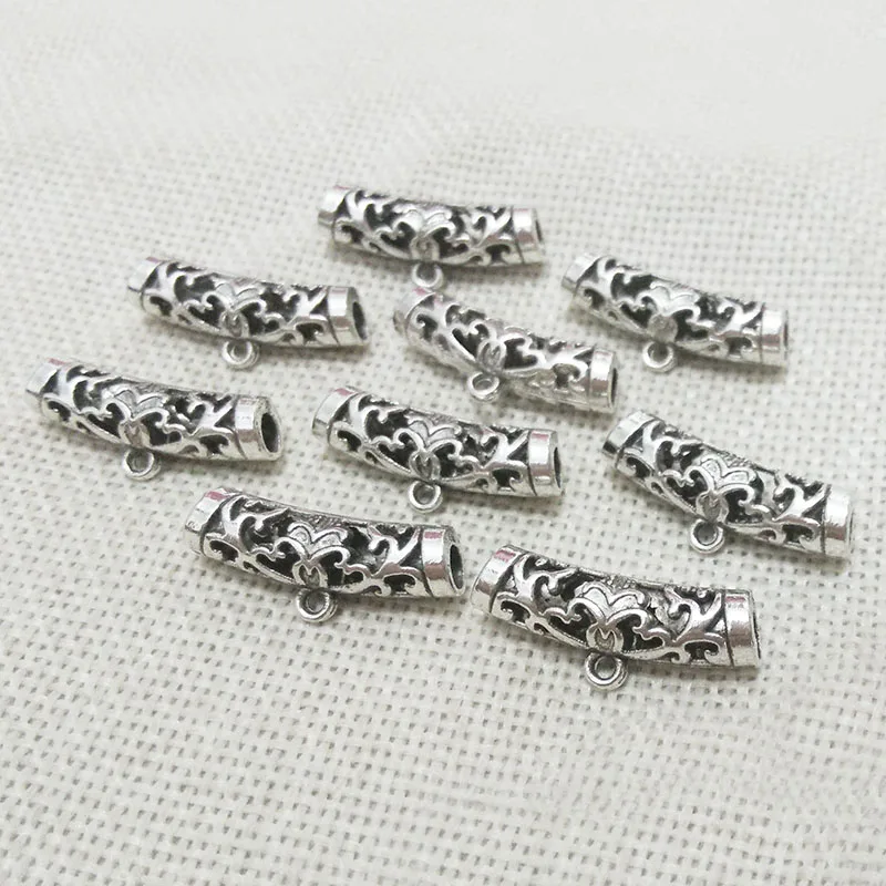 Подвески для ожерелья соединители подвесок брелоки в тибетском стиле серебряные