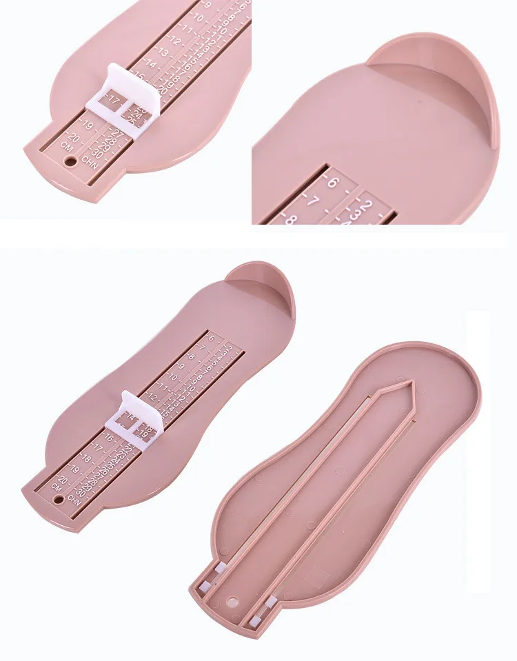 Children Foot Measure Gauge Shoes Size Measuring Ruler Tool Available ABS Baby Car Adjustable Range 0-20cm size