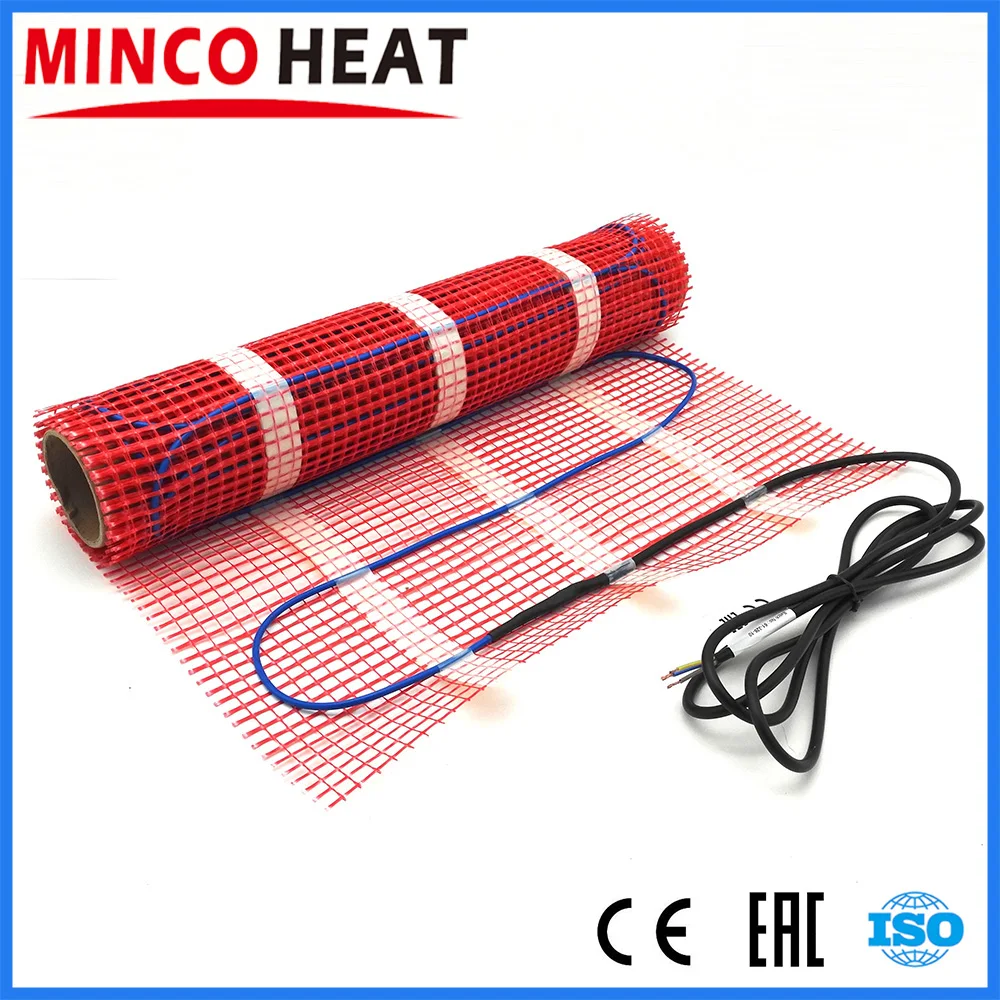MINCO HEAT 0 5 1 2 3 4 квадратных метров 220 В безопасная и удобная напольная плитка система