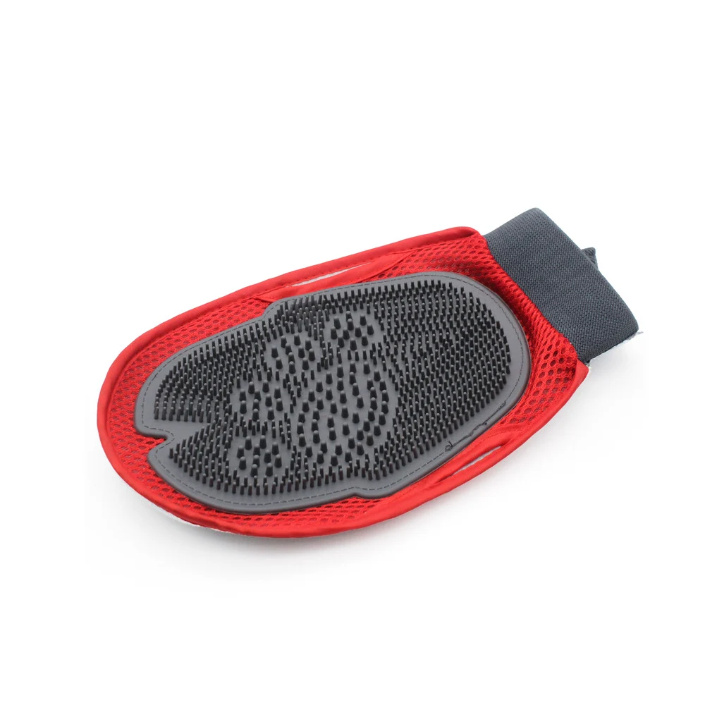 Массажная перчатка для купания кошек и собак удаления волос щетка чистки