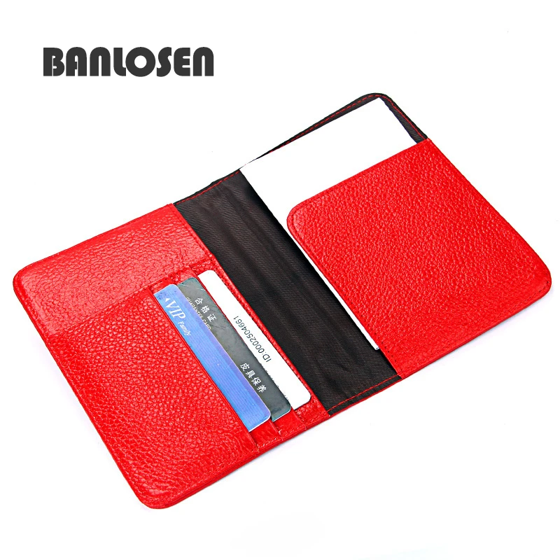 Новинка 2017 мужская и женская натуральная кожа Обложка для паспорта дорожная