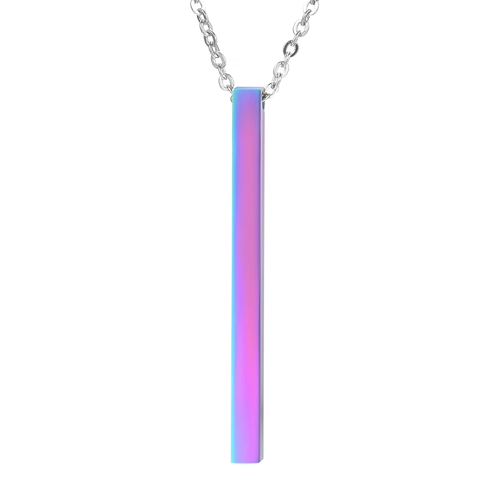 Custom Rainbow 3 цвета, индивидуальные подарки, идентификационные браслеты для французского рокера, выгравированное имя, браслеты и браслеты из нержавеющей стали, SL-068 - Окраска металла: Custom Rainbow
