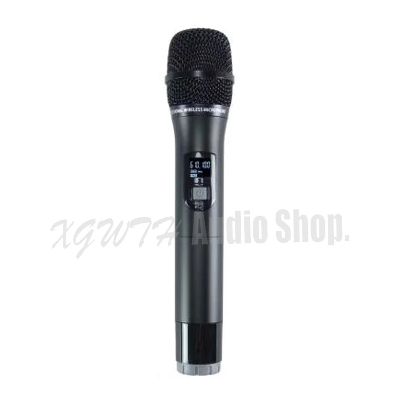 저렴한 4x60 채널 디지털 무선 마이크 시스템 UHF, 오디오 3 회의 및 1 핸드 헬드 가라오케 핸드 헬드 다이나믹 카디오이드 마이크