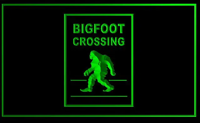 Bigfoot пересечения светодиодный неоновая вывеска для организаций и магазинов | Дом