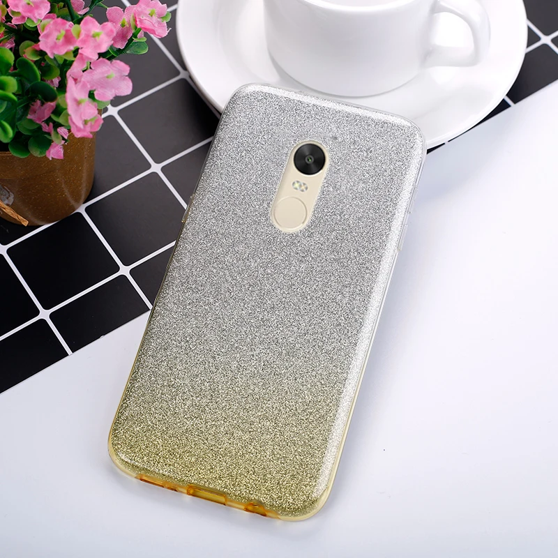 Чехол для Xiaomi Redmi Note 4 4A 4X 3 Блестящий Мягкий силиконовый чехол из ТПУ Funda 5A Pro redmi