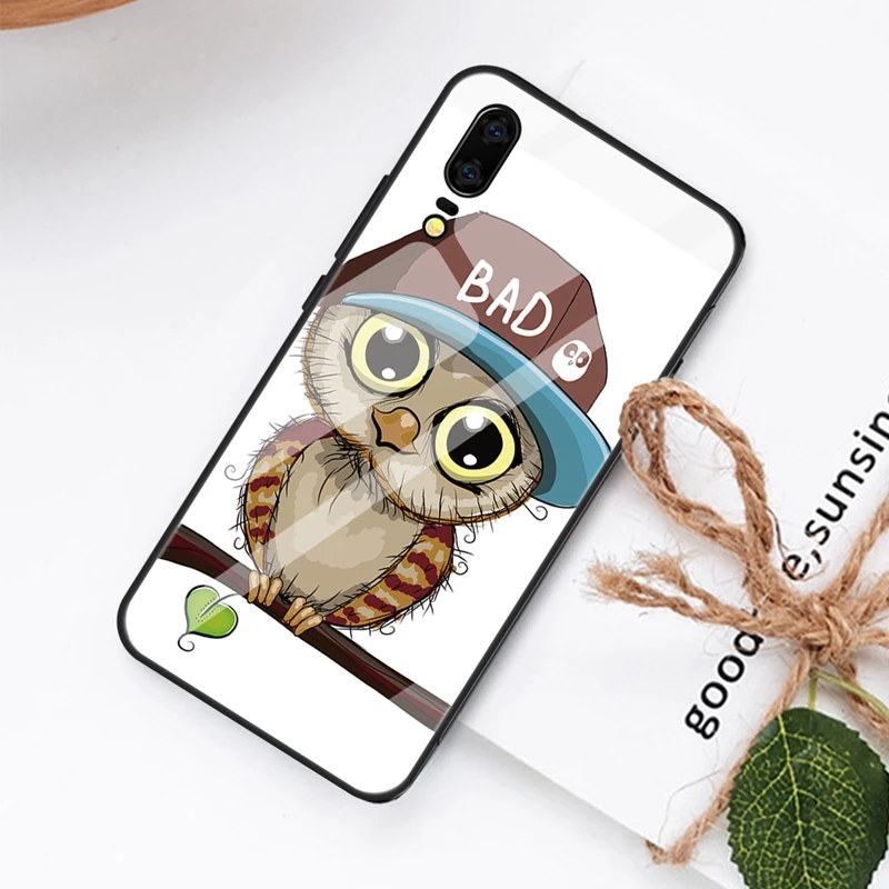 10 Чехол из закаленного стекла для телефона для huawei Honor 10 8X Nova 3 3i чехол с узором для huawei mate 20 P20 Pro mate 10 Lite чехол с принтом - Цвет: 10