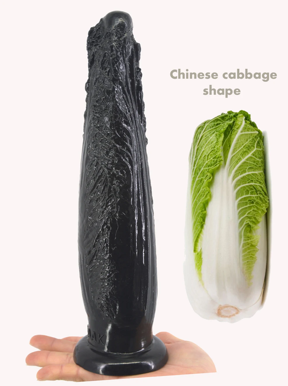 FAAK Long anal dildo butt plug suction cup Chinese Cabbage design sex products penis toys women man shop | Красота и здоровье