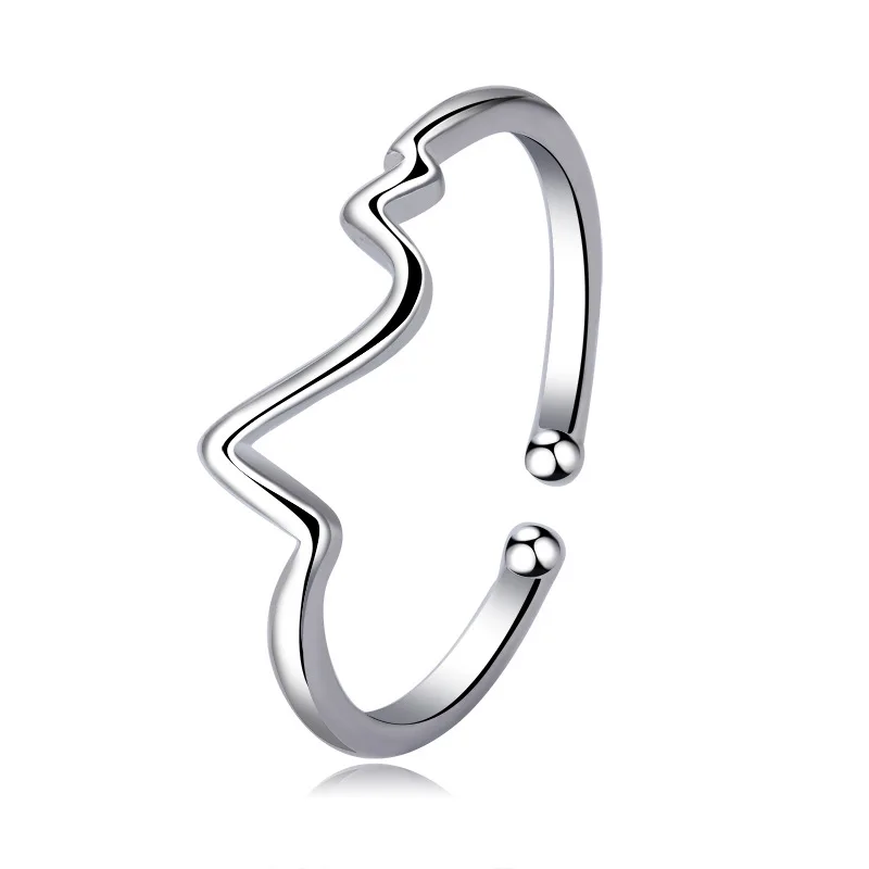Hot sell fashion simple design women 925 sterling silver ladies`finger rings jewelry wholesale birthday gift | Украшения и
