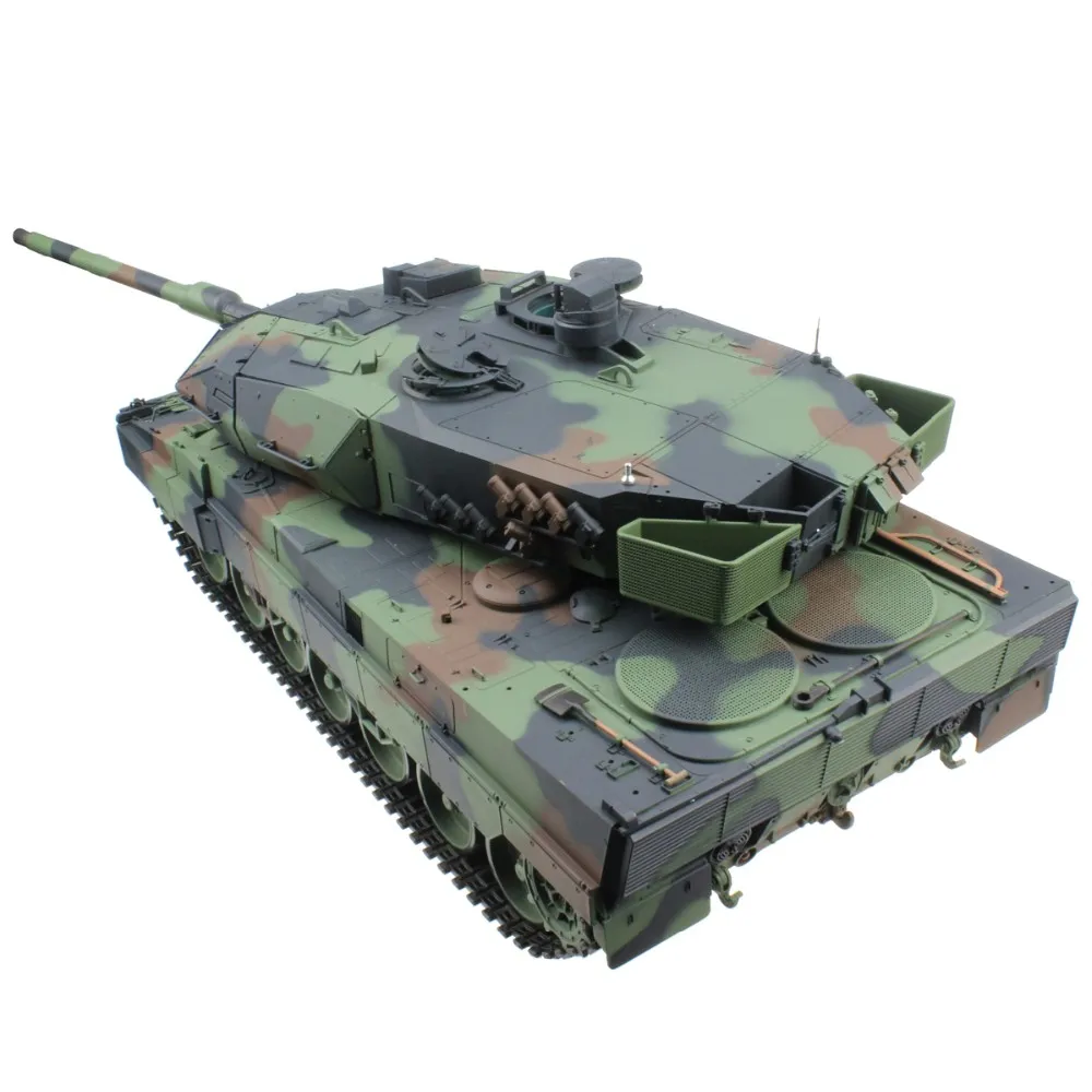2,4G 1/16 15 канальный немецкий леопард 2 A6 Радиоуправляемый боевой танк RC армейский Танк модель наборы игрушка подарок