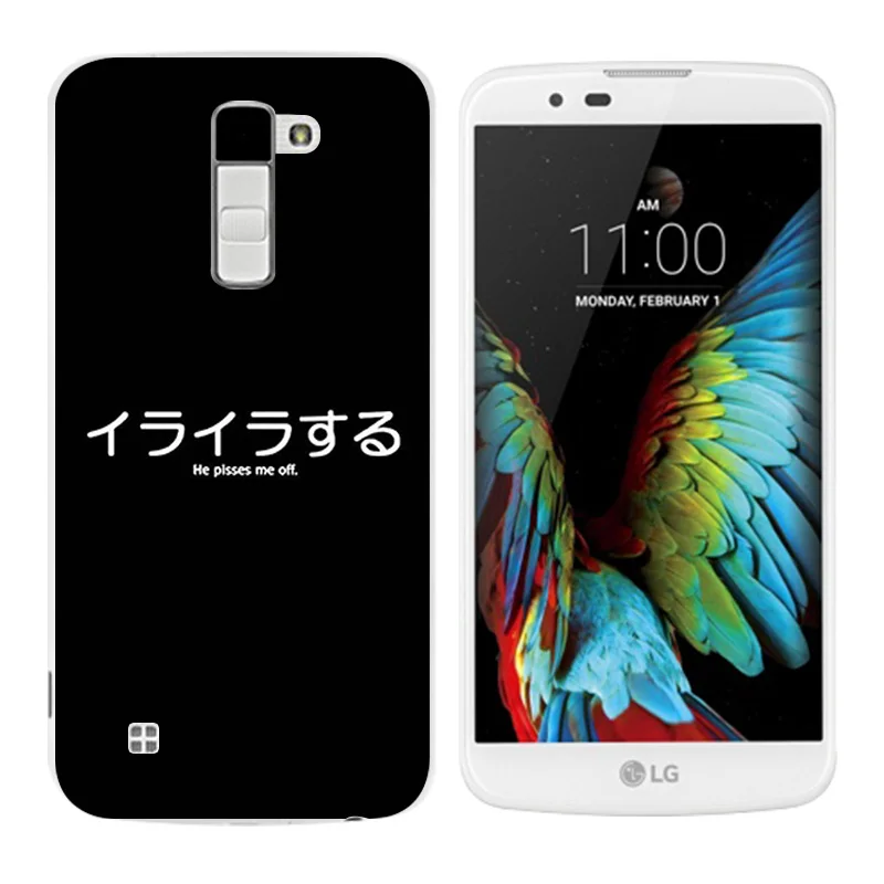 Мягкий ТПУ чехол для телефона LG K10 K 10 LTE K420N K430 K430DS 5 3 задняя крышка с черными