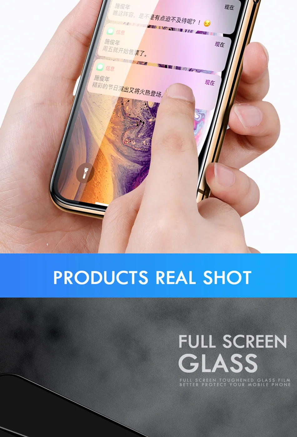 2-1 шт 15D защитное стекло с закругленными краями для iPhone 8 X XS Max XR закаленное стекло для iPhone 6 6S 7 8 Plus Защитная пленка для экрана