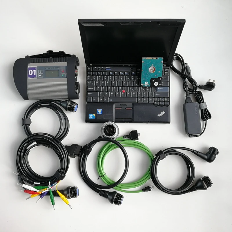 

MB Star C4 SD Compact 4 Dianostic Tool with Software V06.2022 X/Vediamo//DTS/EPC/WIS in SSD/HDD and Used laptop X201 I7 8G