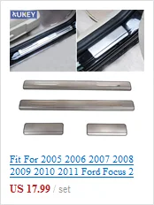 Xukey тире коврик приборной панели крышки Dashmat для Ford Focus 2 MK2 2005 2006 2007 2008 2009 2010 2011