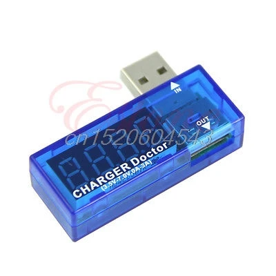 Зарядное устройство USB мобильный детектор уровня мощности тестер напряжения