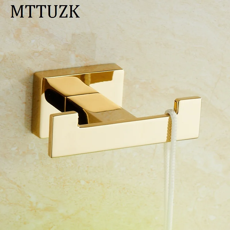 Mttuzk Золотой/хром квадратный Одежда Крючки Кухня крючки Гостиная стене висит двери сзади крючок для крышки, пальто, одежда, банное полотенце