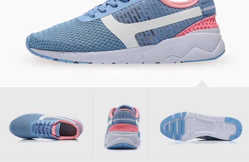 Li-Ning/Женская обувь для спорта и жизни; дышащие кроссовки для отдыха; спортивная обувь; светильник; AGCM054 YXB042