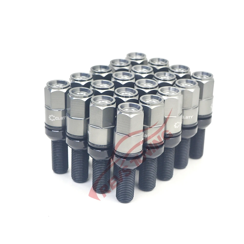 20 шт. M14X1.5 M14X1.25 M12X1.5 M12X1.25 класс 12 9 высокопрочная сталь гоночный стиль болт колеса