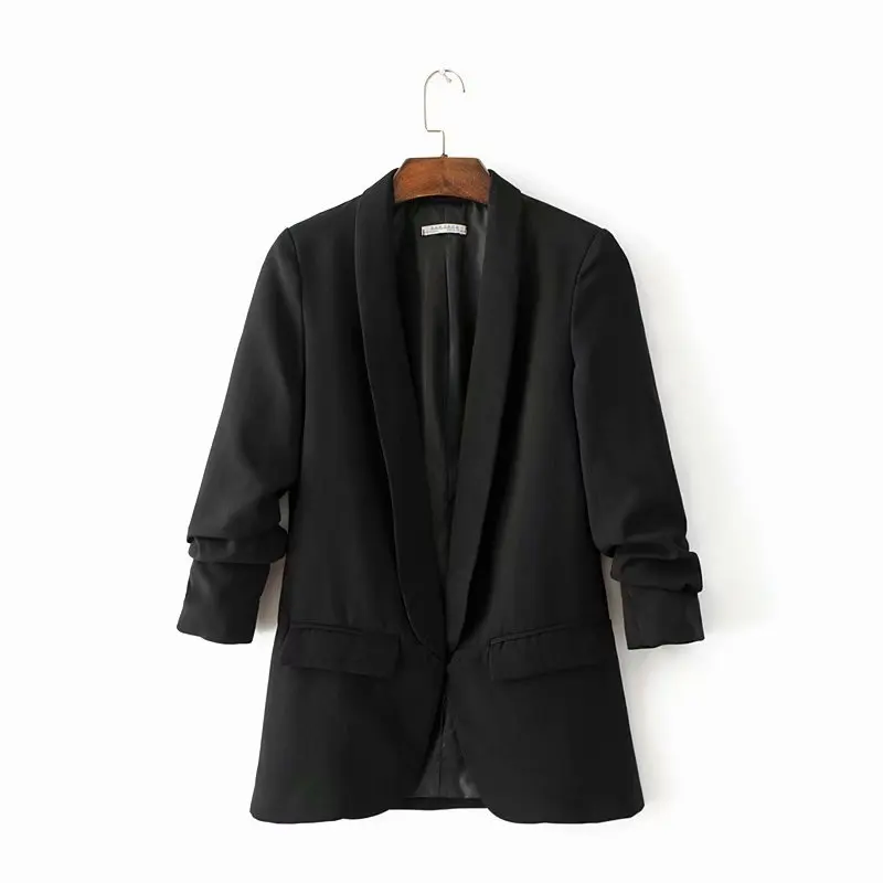 Cross-border 18 new summer in Europe and the wind speed sell pass 27194 vertical fold female jackets | Женская одежда